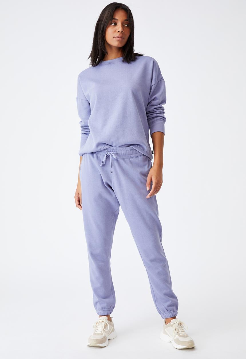 Cotton On - Lifestyle gym track pant - periwinkle