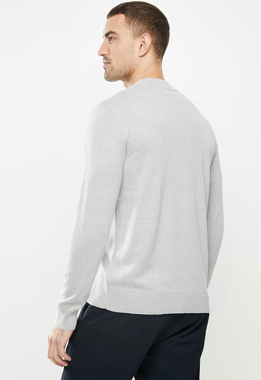 Brave Soul - Turtleg knitwear - grey