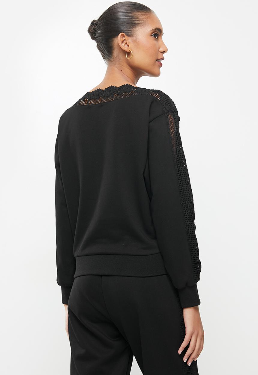 SISSY BOY - All good fleece top - black