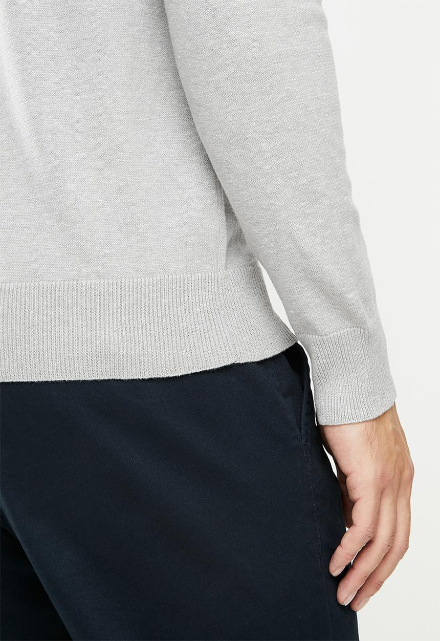 Brave Soul - Turtleg knitwear - grey