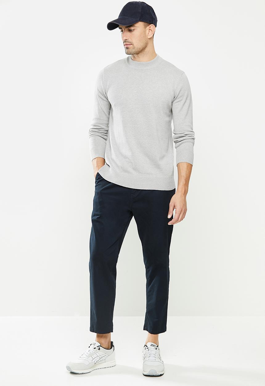 Brave Soul - Turtleg knitwear - grey