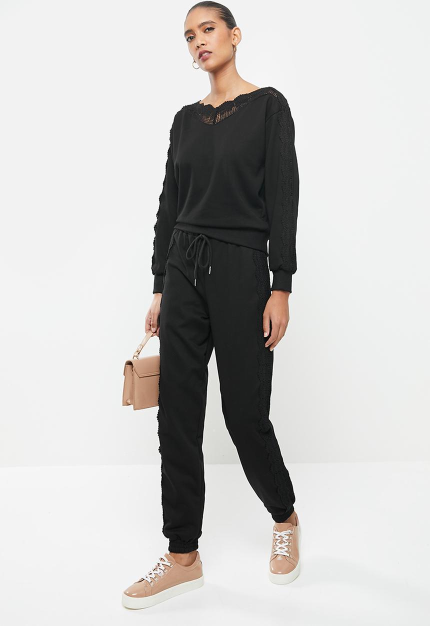 SISSY BOY - All good fleece jogger - black