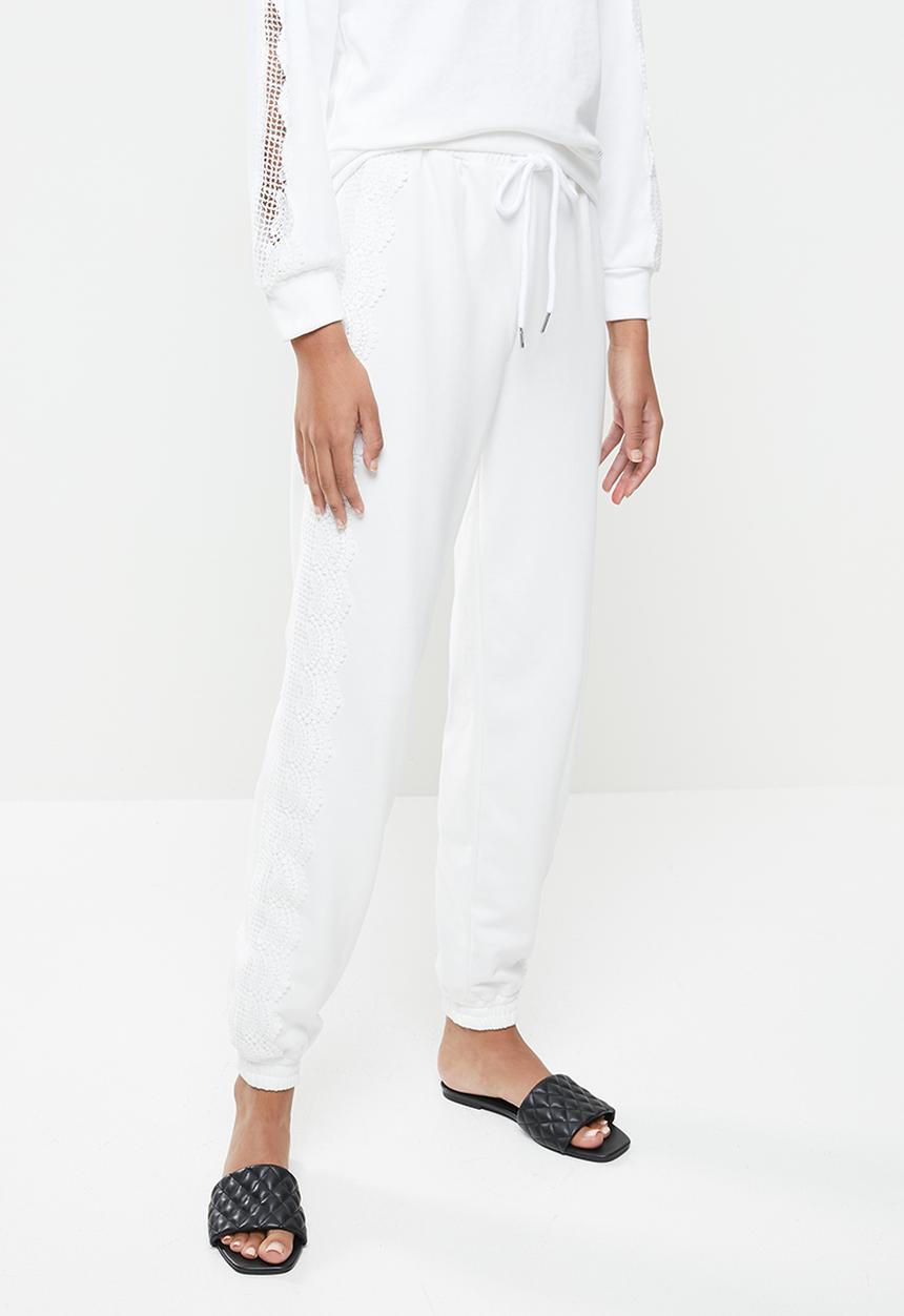 SISSY BOY - All good fleece jogger - white
