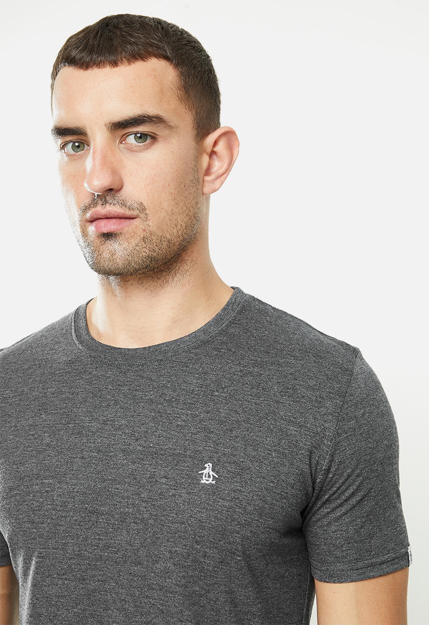 Original Penguin - Embroidered t - charcoal