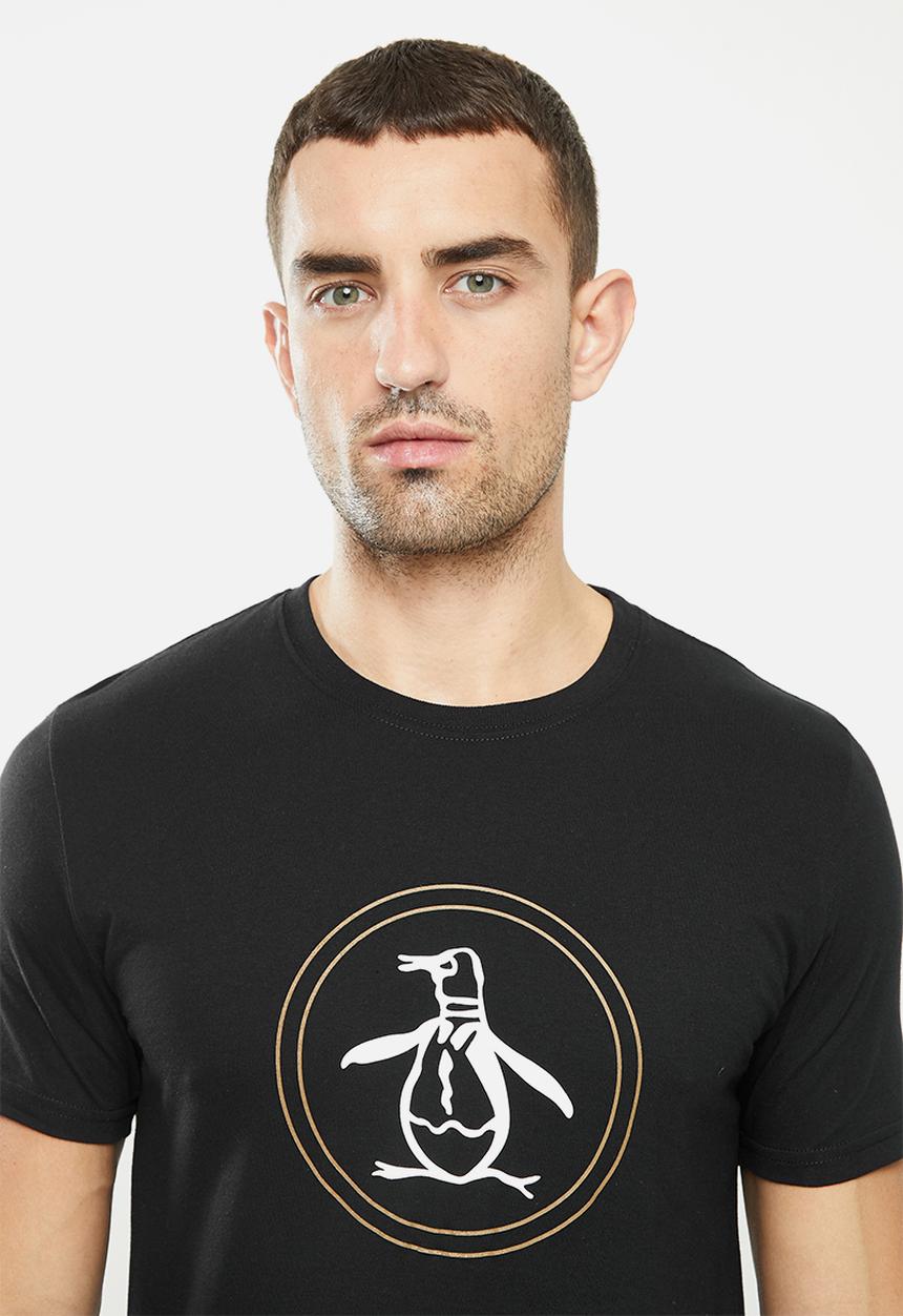 Original Penguin - Circle logo t - black