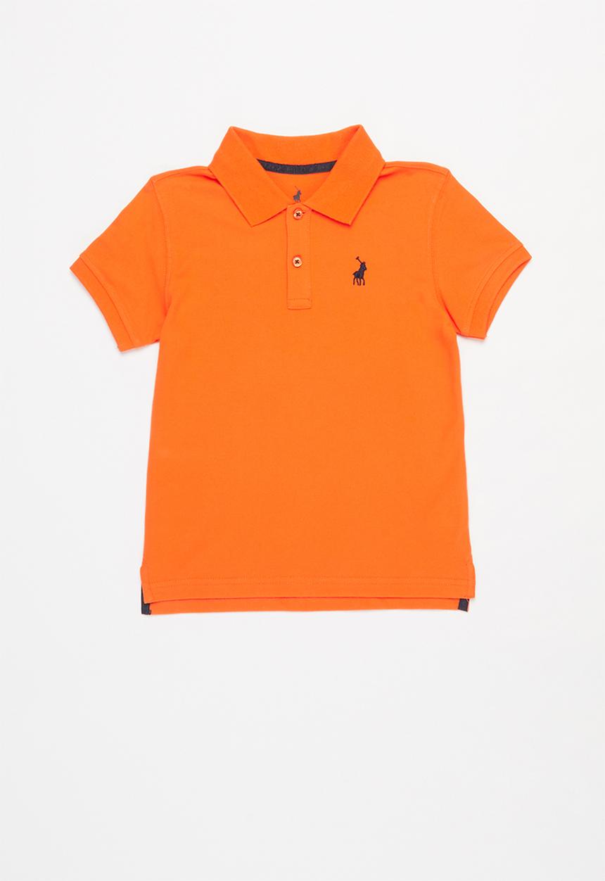 POLO - Boys Austin short sleeve golfer - orange
