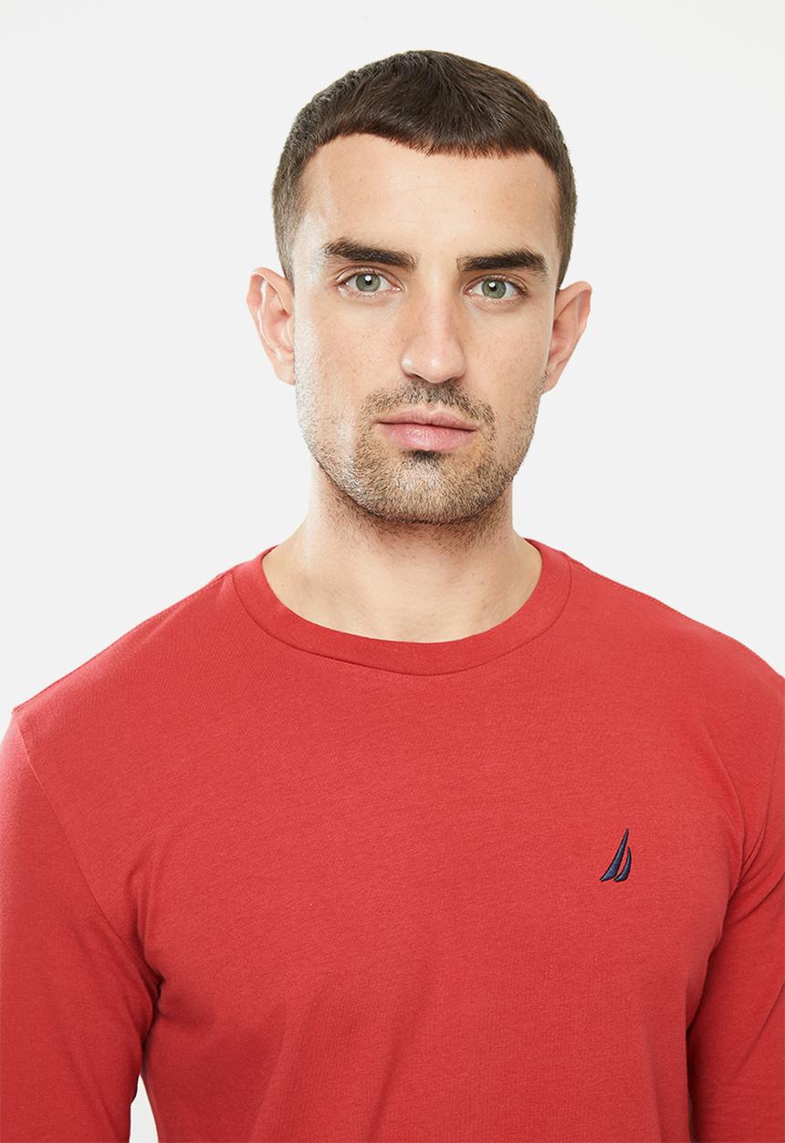 Nautica - Crew neck tee - red