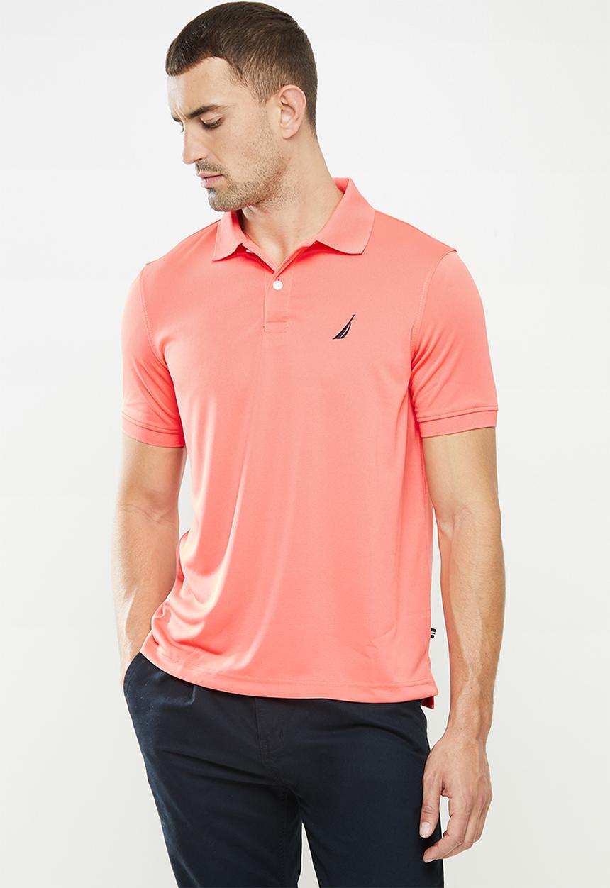 Nautica - Navtech jersey polo - sugarcoral