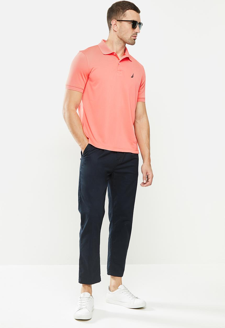 Nautica - Navtech jersey polo - sugarcoral