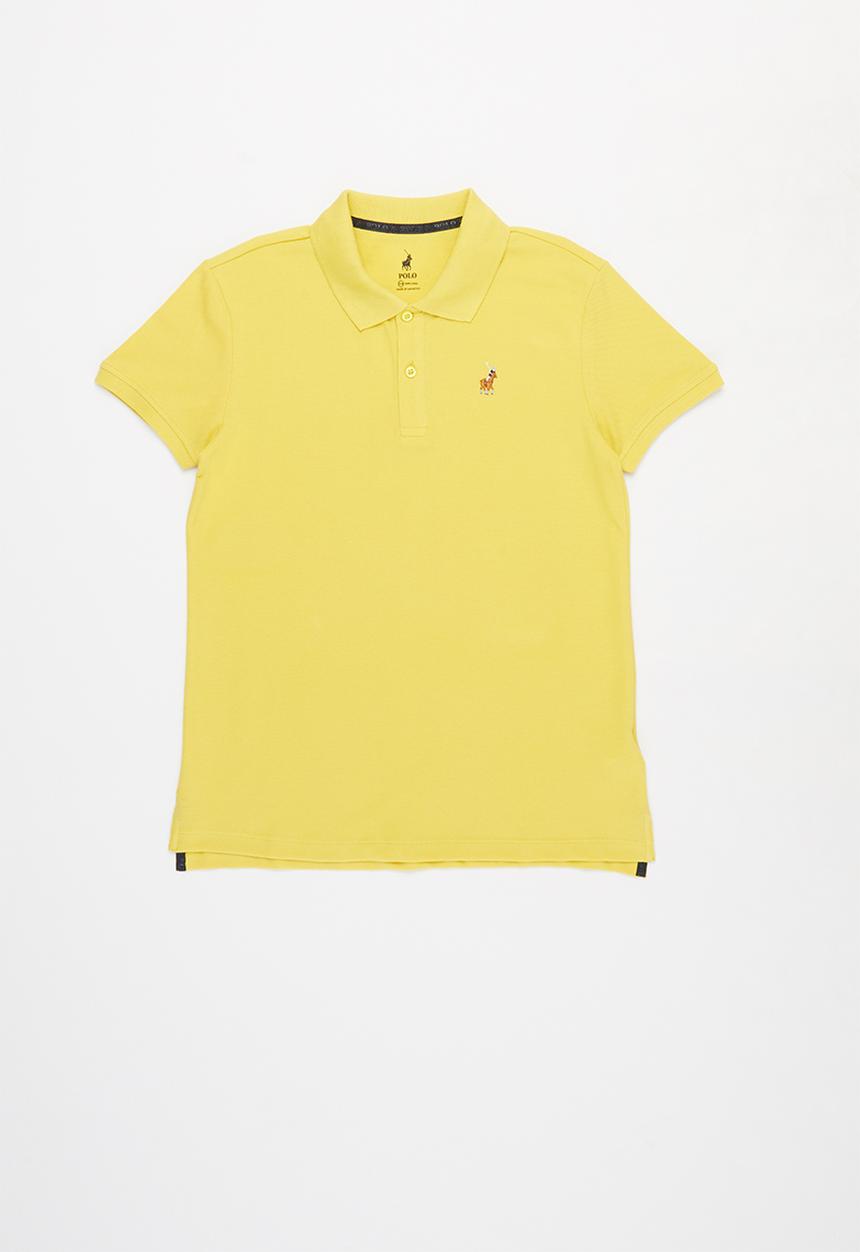 POLO - Boys Austin short sleeve golfer - yellow