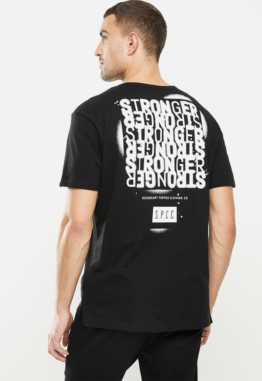 S.P.C.C - Blackburn straight hem tee - black