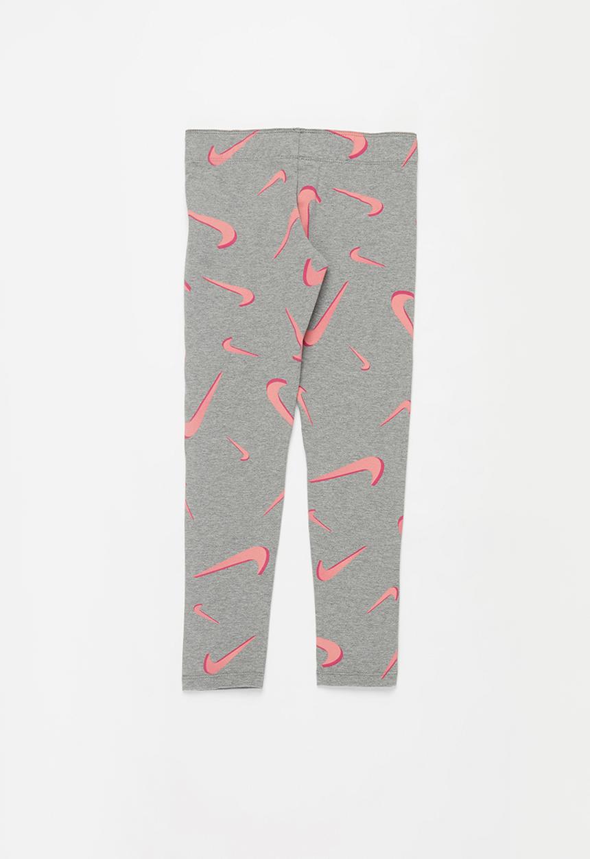 Nike - Nike favorites aop legging - grey & pink
