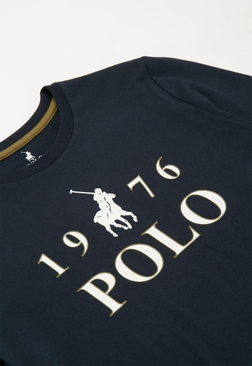 POLO - Bryan long sleeve tee - navy