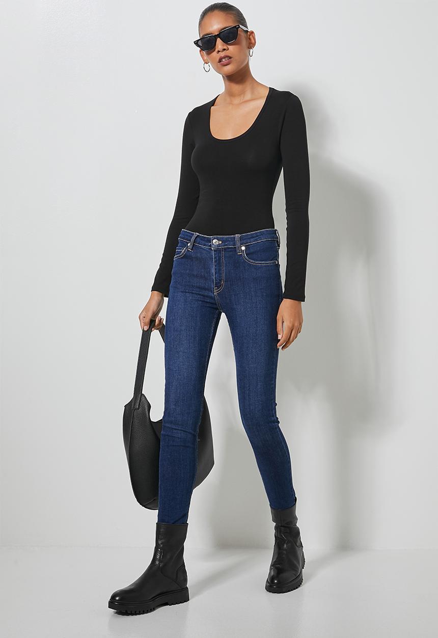 Superbalist - 2-pack low scoopneck bodysuit  - black & white