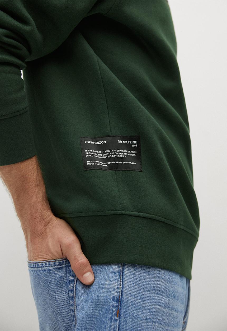 MANGO - Sweatshirt horizon - dark green