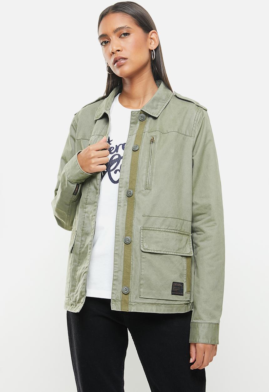 Superdry. - French military rookie jacket - khaki