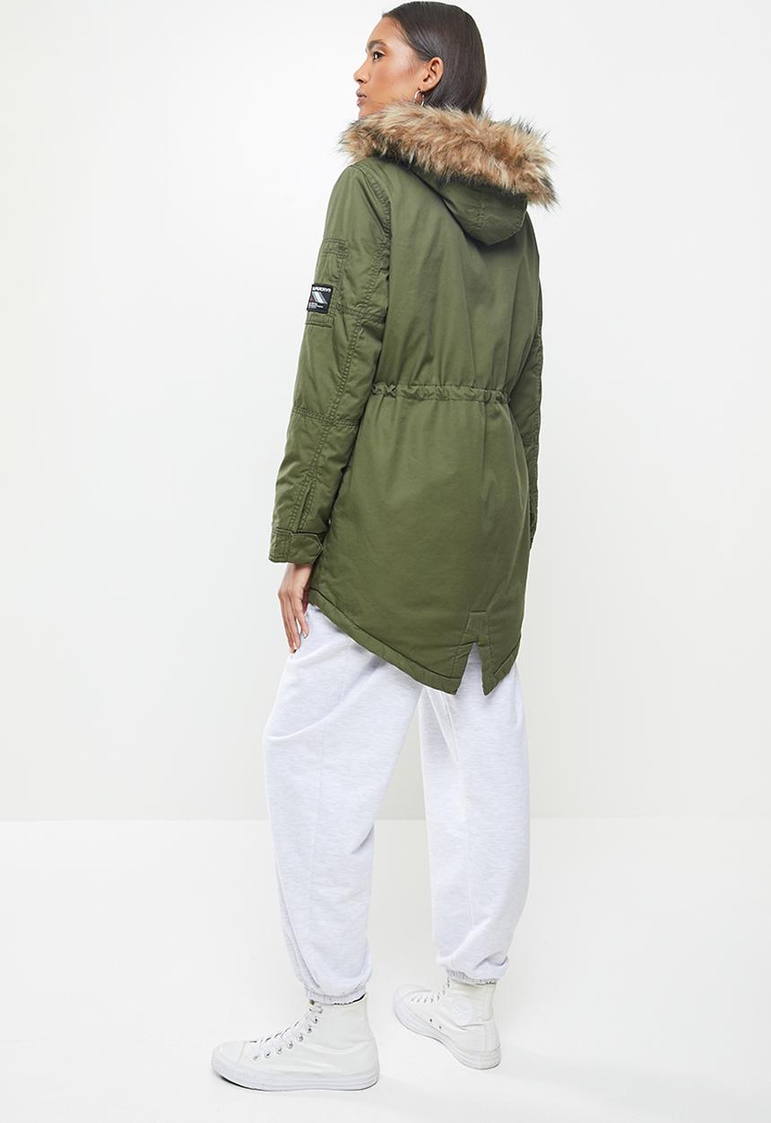 Superdry. - Rookie parka - dark khaki