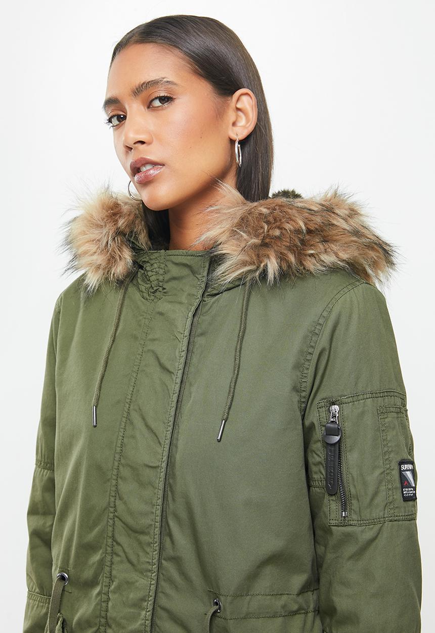 Superdry. - Rookie parka - dark khaki