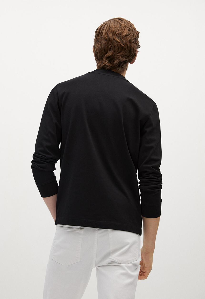 MANGO - T-shirt javi - black