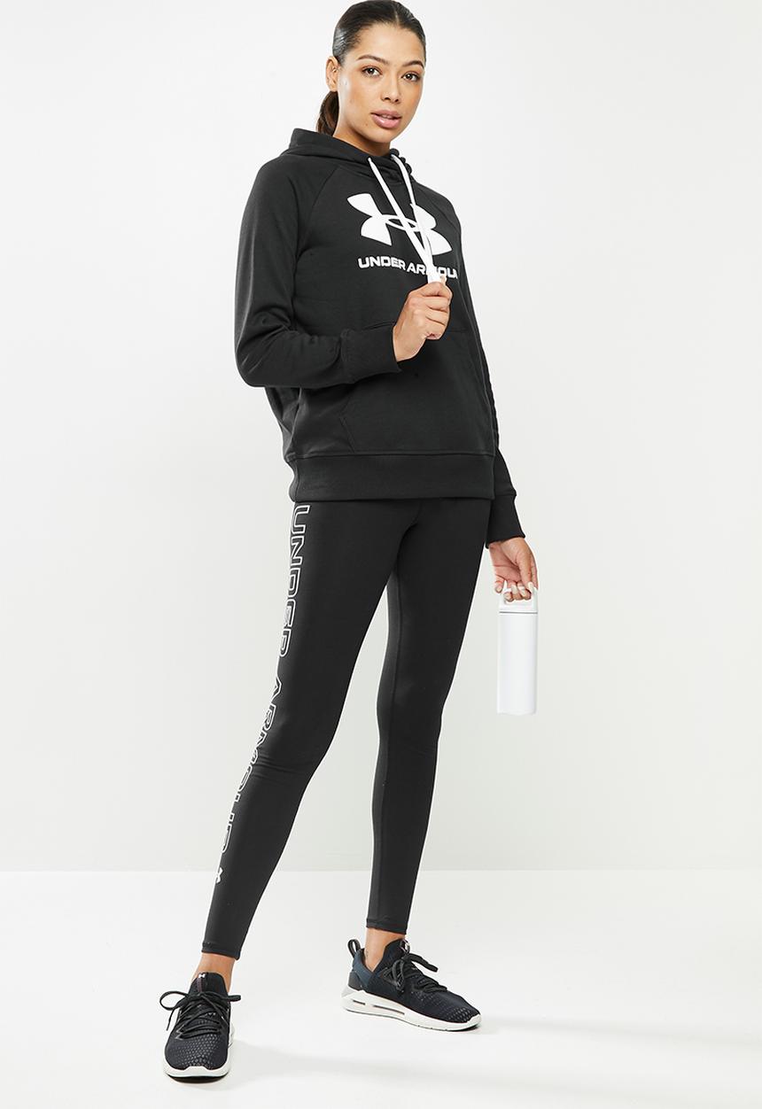 Under Armour - Rival fleece logo hoodie - black