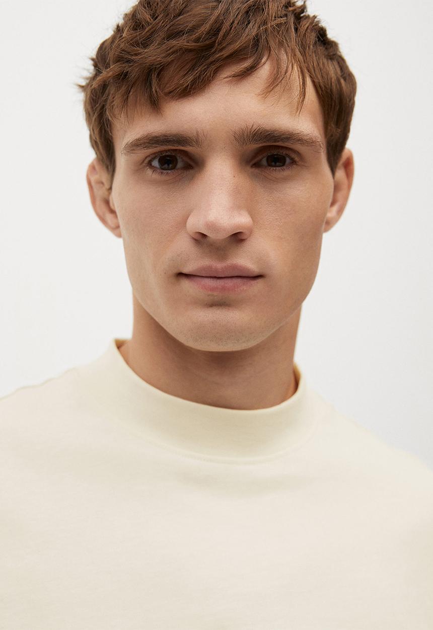 MANGO - T-shirt javi - white natural