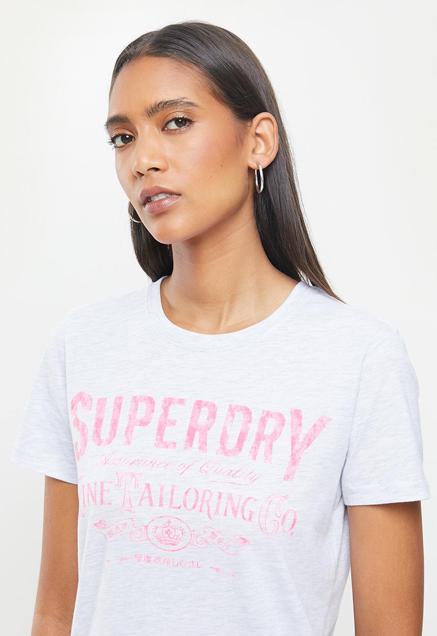 Superdry. - Rw classic tee - light grey