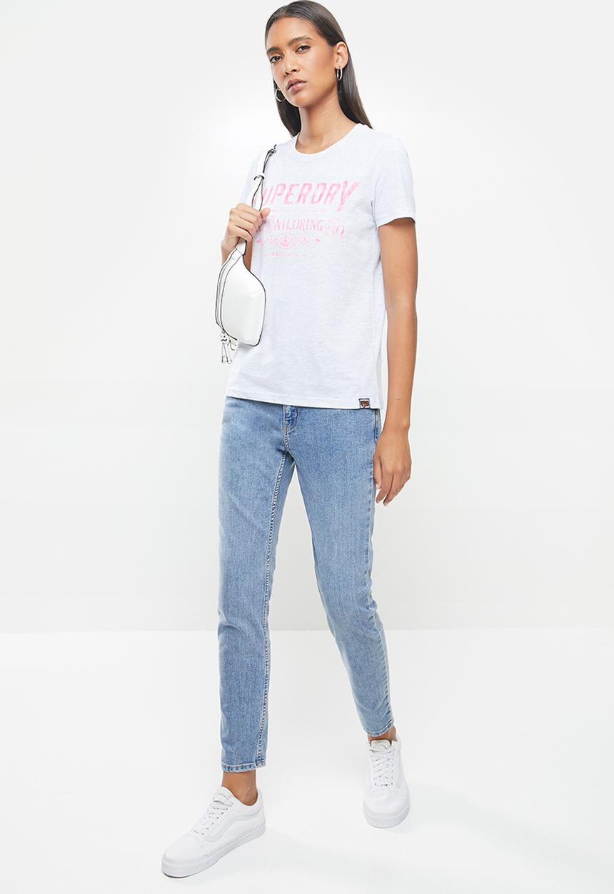 Superdry. - Rw classic tee - light grey