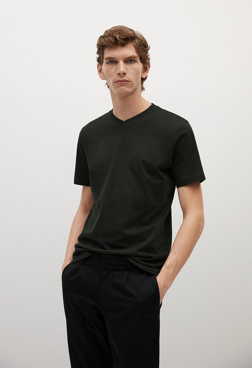 MANGO - T-shirt chelseap - green