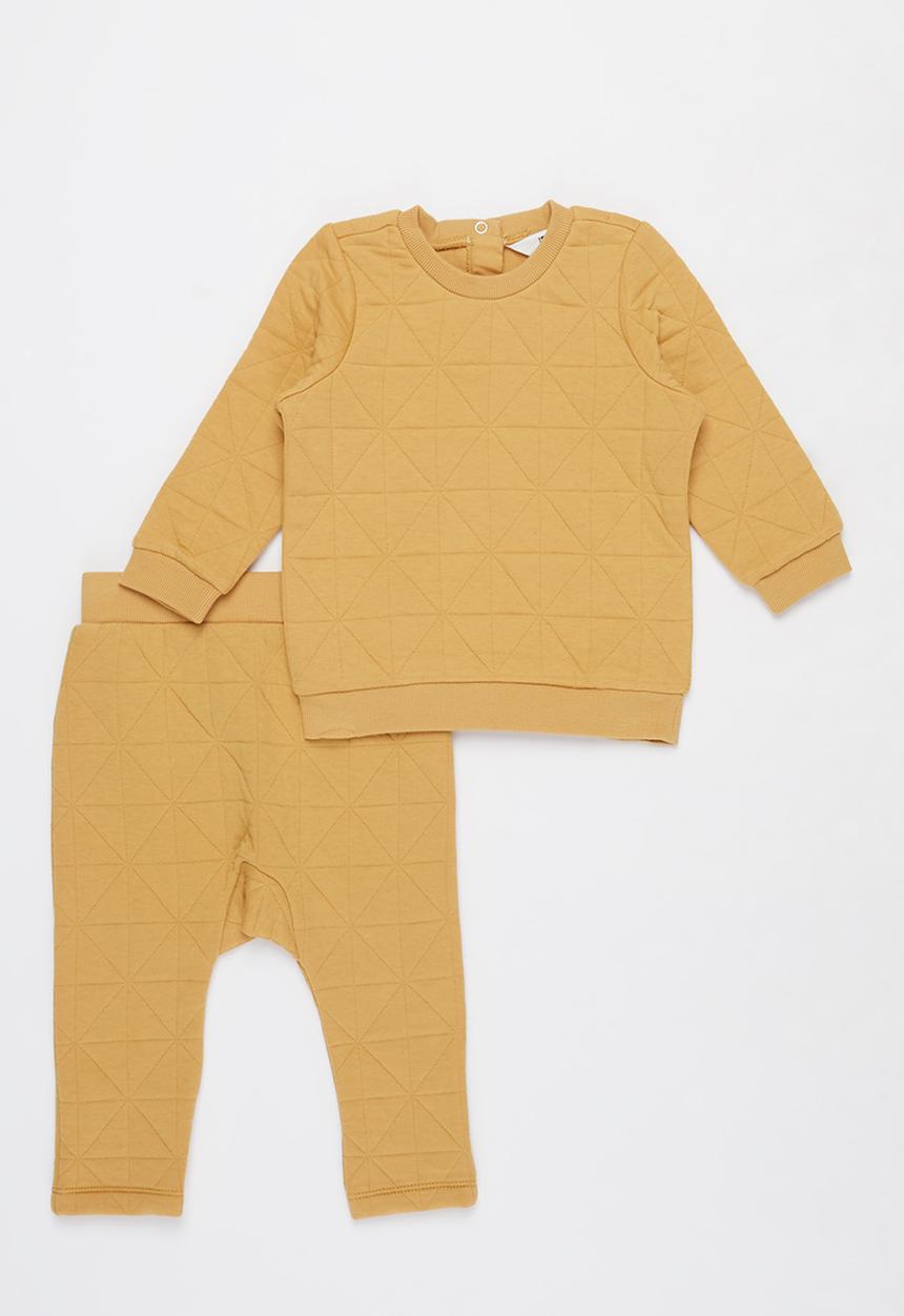 Cotton On - Greer & emerson quilted tracksuit - vintage honey