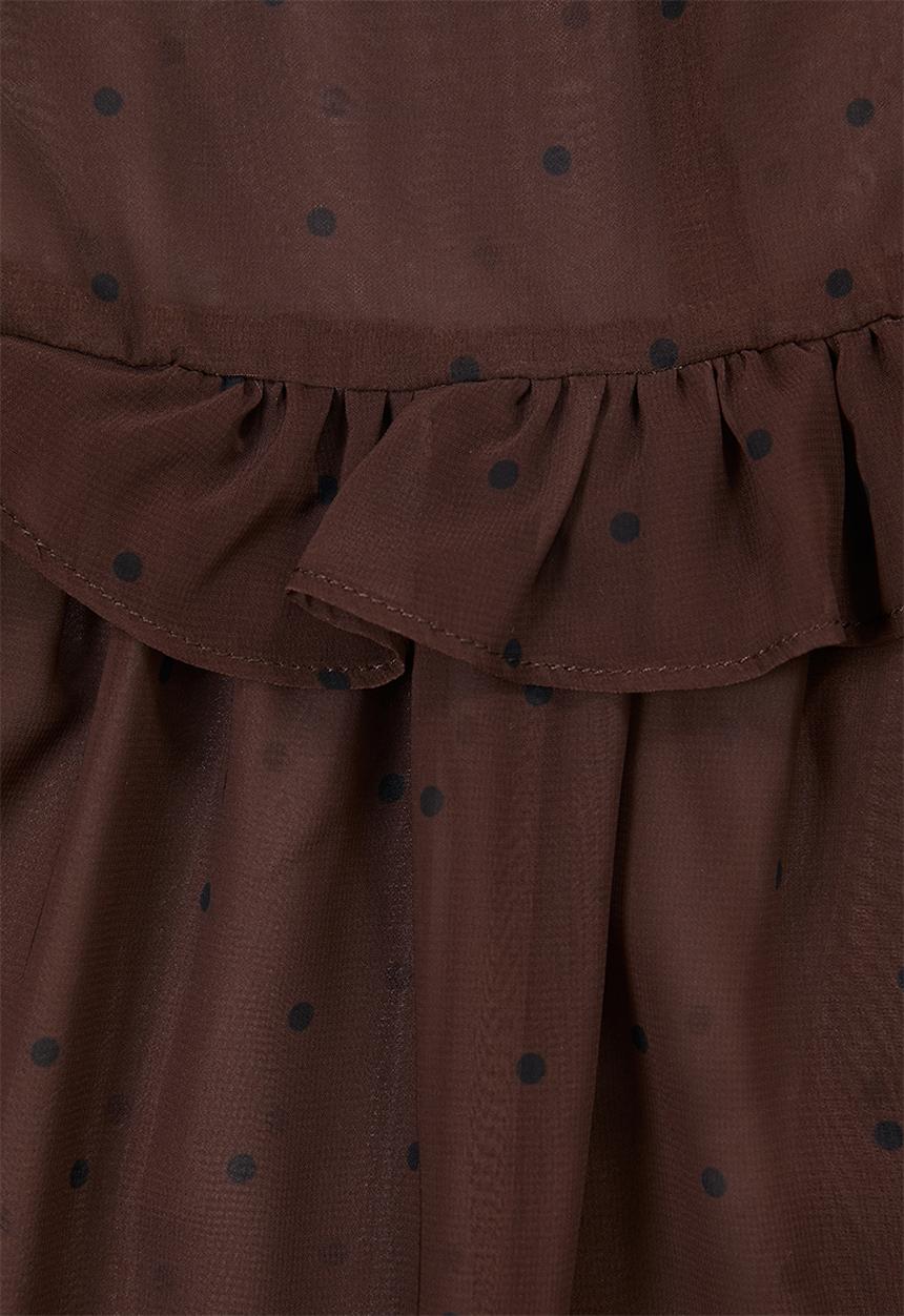 Superbalist - Femme ruffle blouse - choc spot
