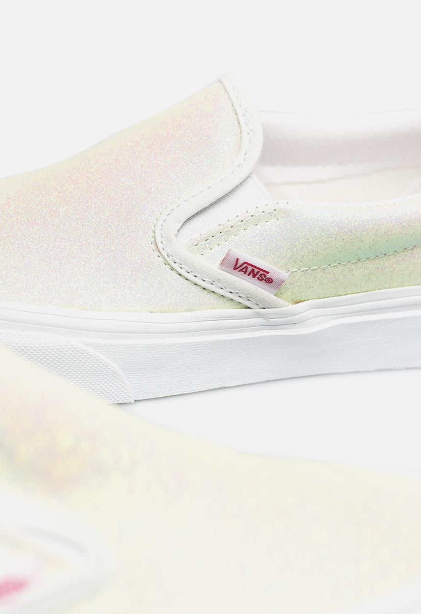 Vans - Ua classic slip-on - (uv glitter) pink/true white