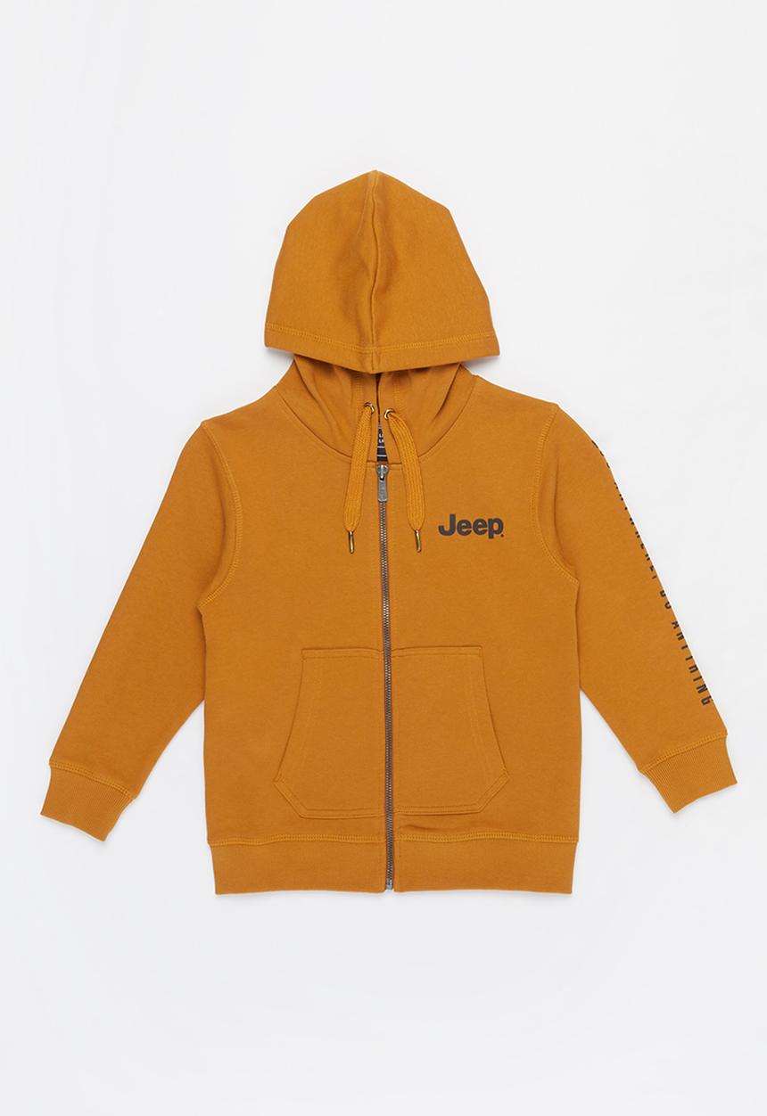 JEEP - All day active hoodie - tan