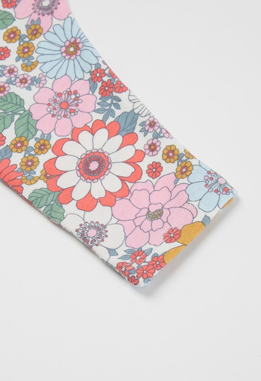 Cotton On - The legging - vanilla/cali pink retro floral