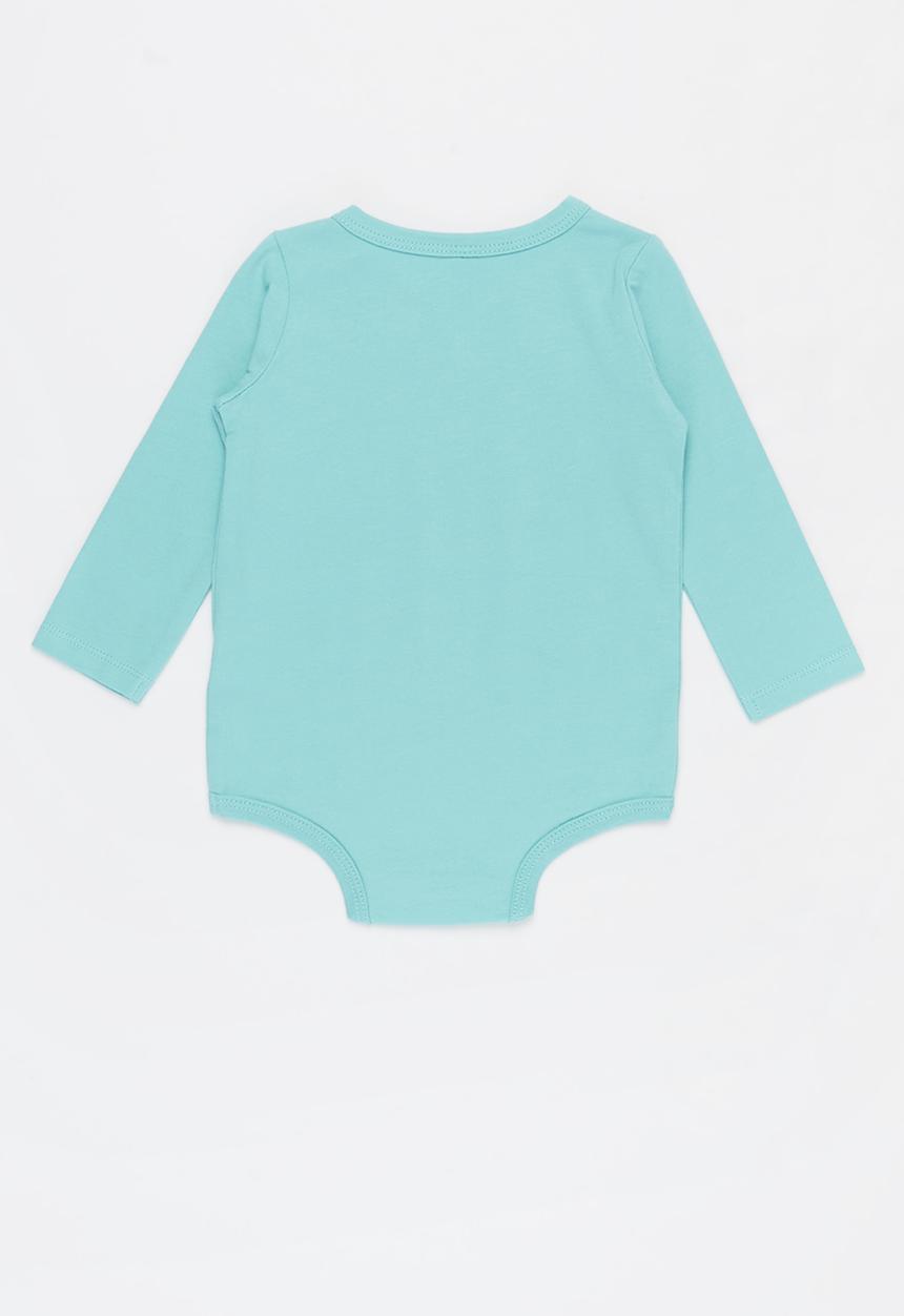 Cotton On - The long sleeve bubbysuit - blue ice
