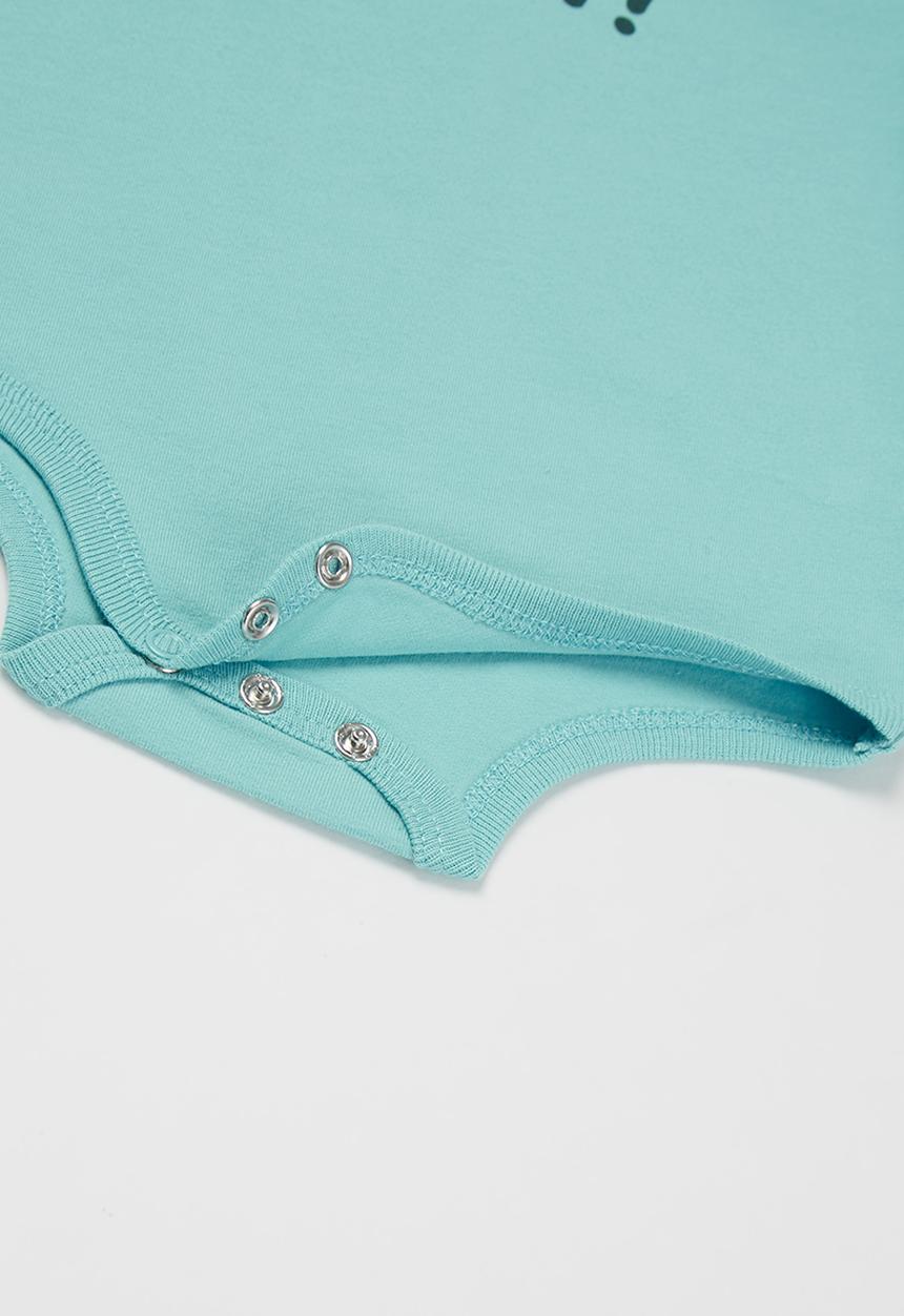 Cotton On - The long sleeve bubbysuit - blue ice
