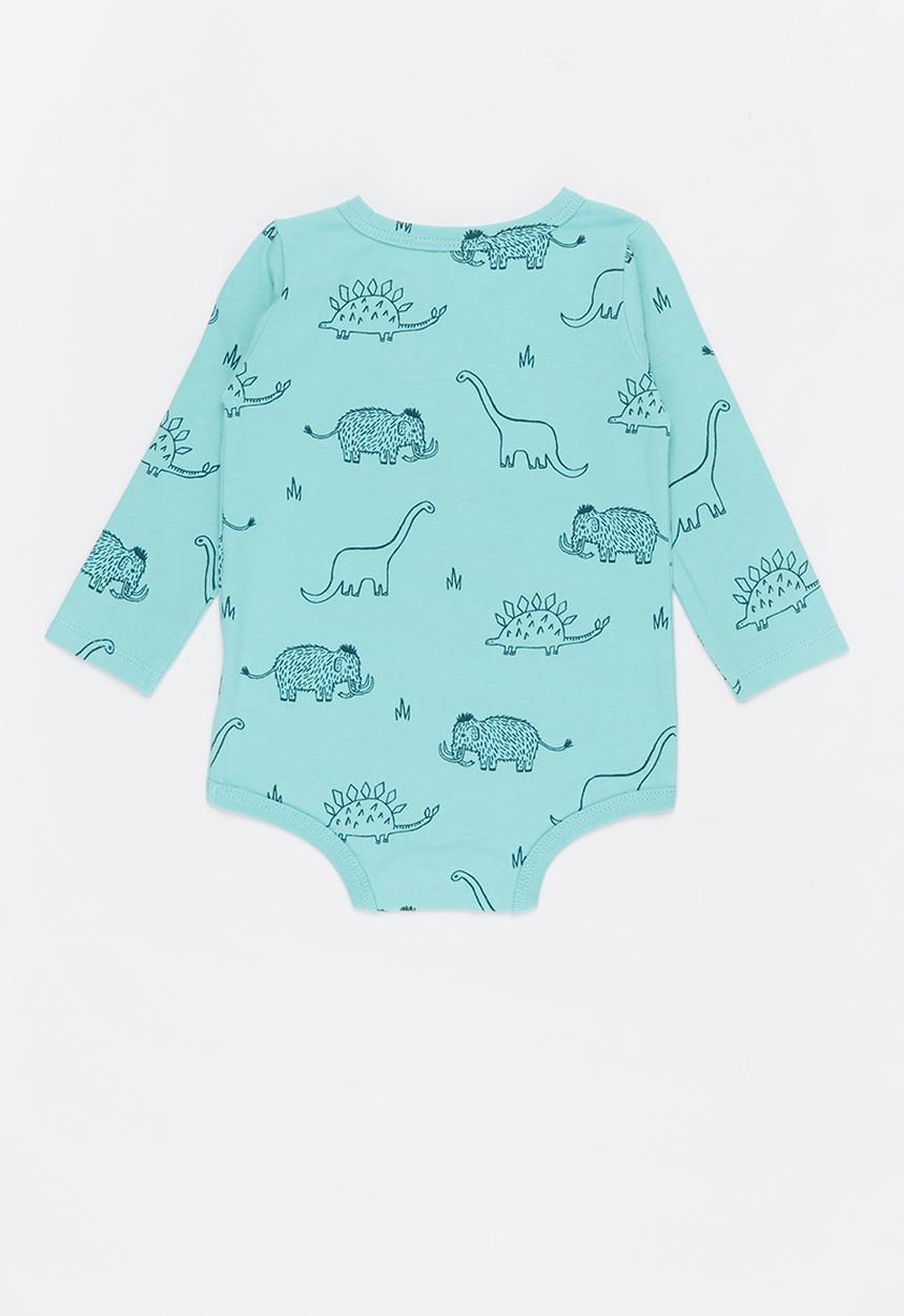 Cotton On - The long sleeve bubbysuit - blue ice