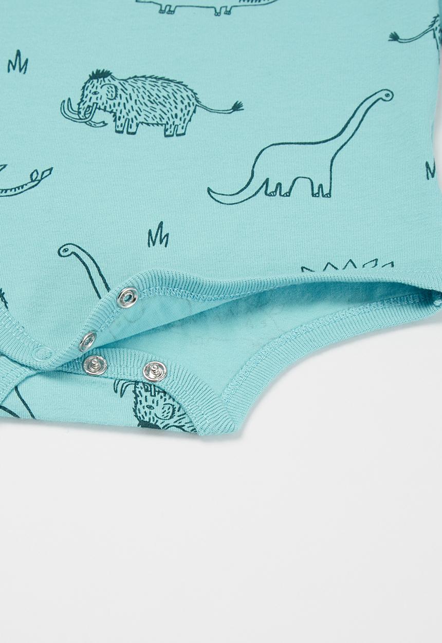 Cotton On - The long sleeve bubbysuit - blue ice