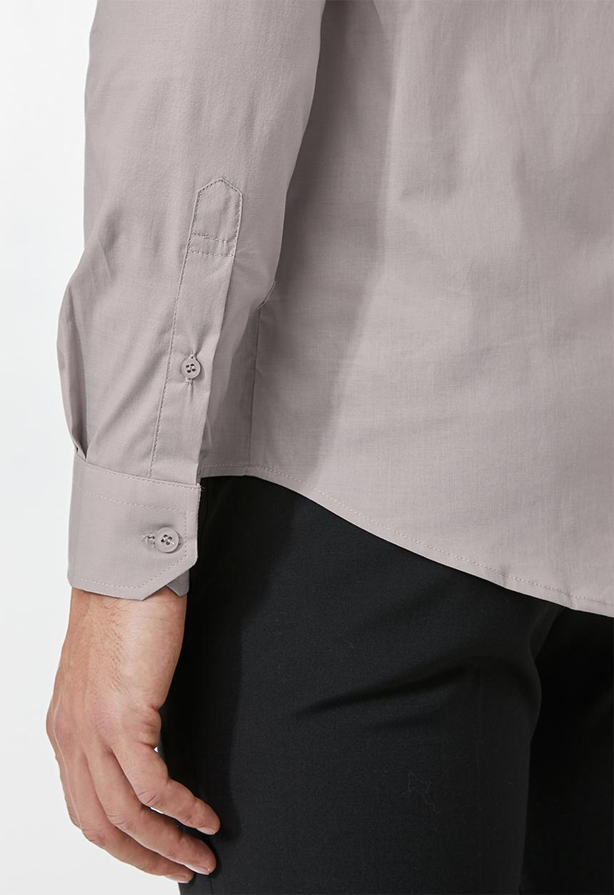 Superbalist - Jos slim fit long sleeve shirt - grey