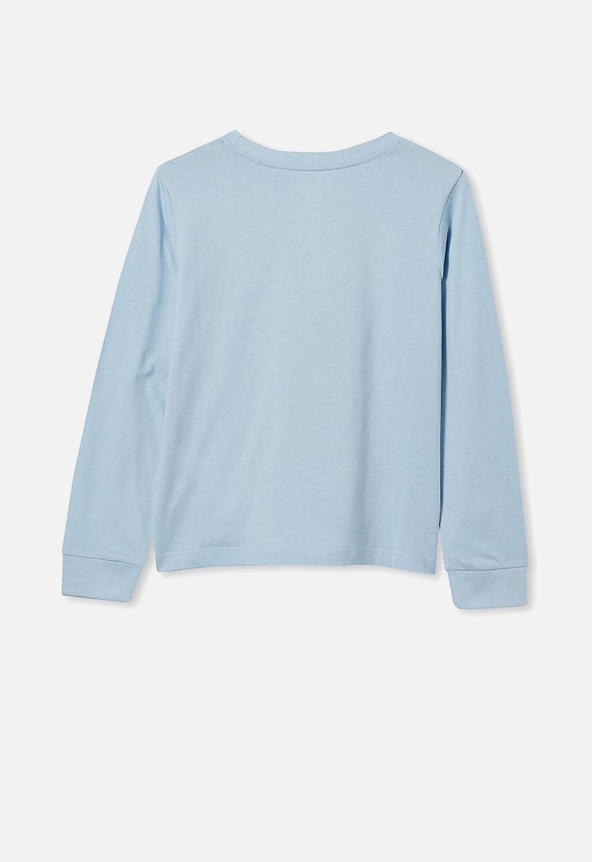 Free by Cotton On - Girls classic long sleeve tee - blue