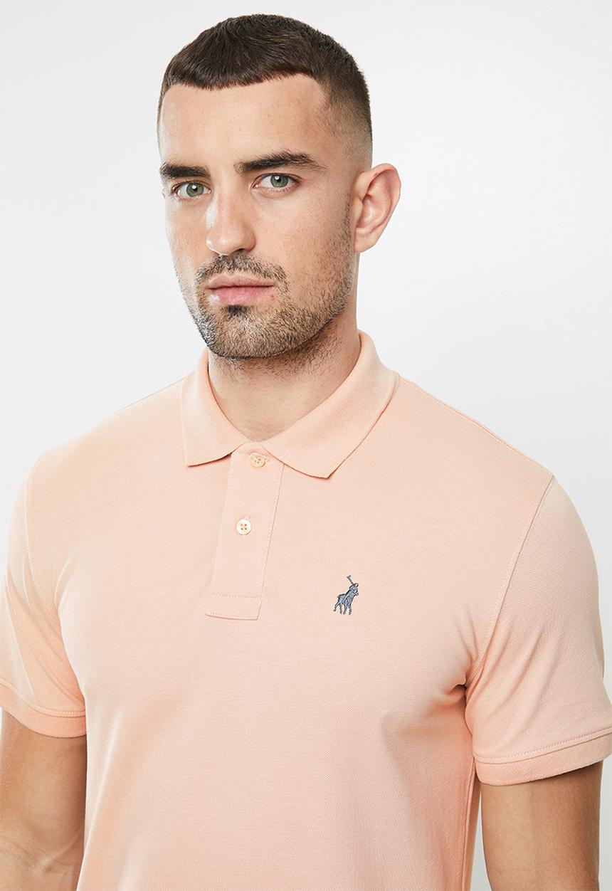 POLO - Carter custom fit short sleeve golfer - light pink
