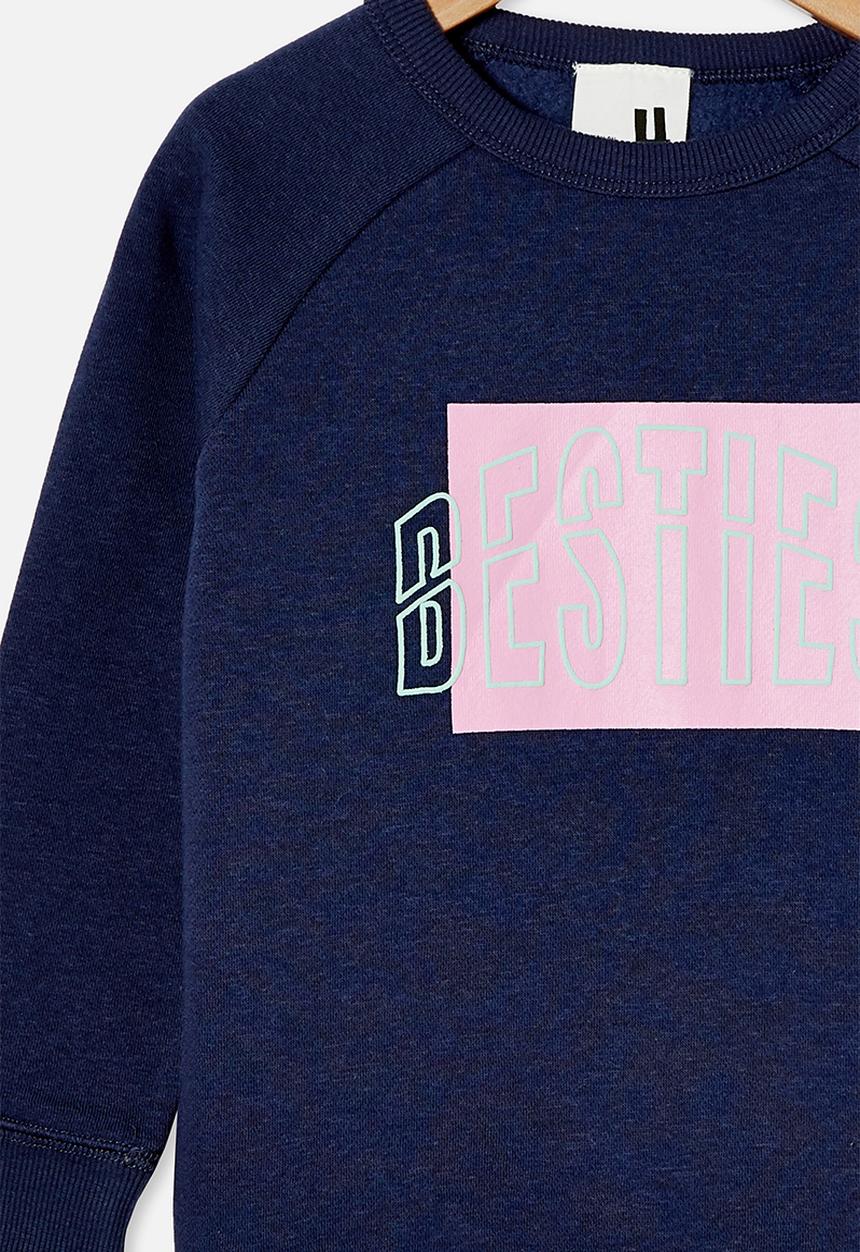 Cotton On - Mila crew - indigo/ besties