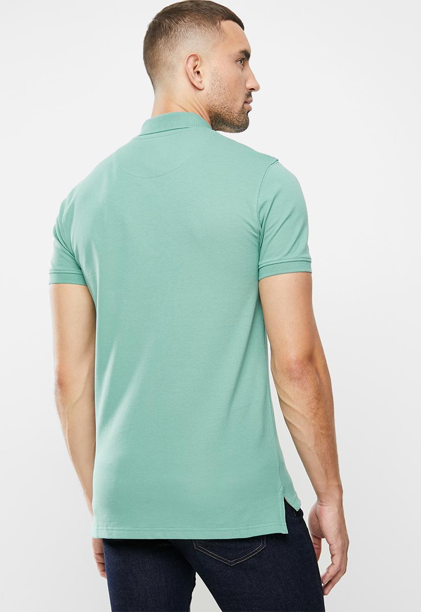 POLO - Carter custom fit short sleeve golfer - light green 