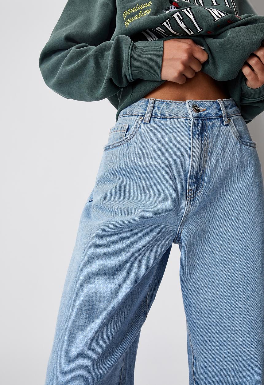 Factorie - High rise baggy jean - 90s blue