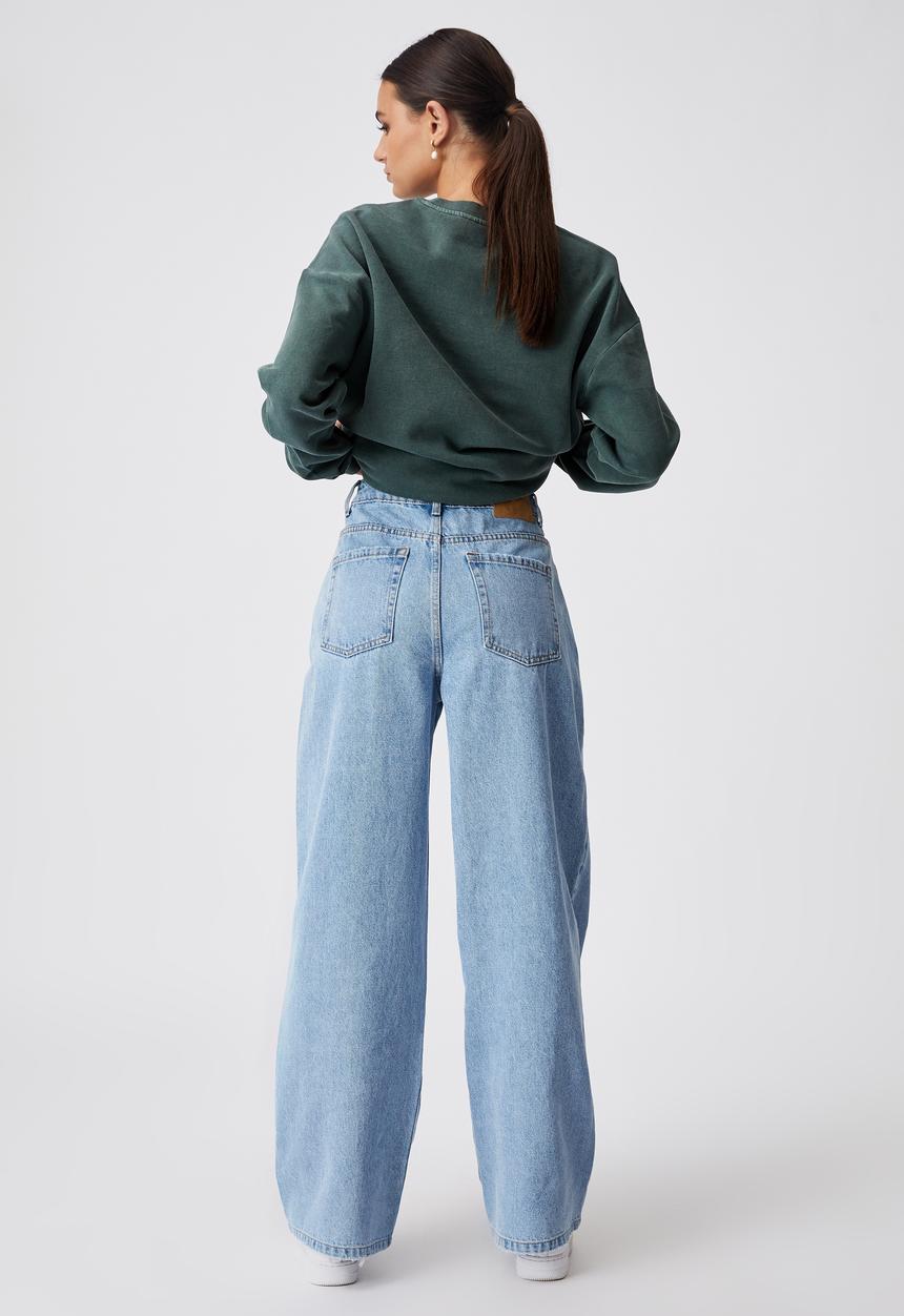 Factorie - High rise baggy jean - 90s blue