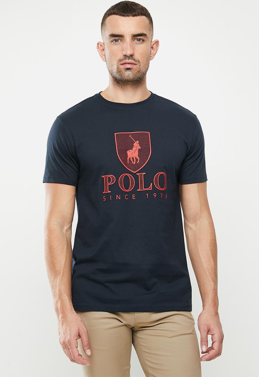 POLO - Cory crest crew neck short sleeve tee - navy
