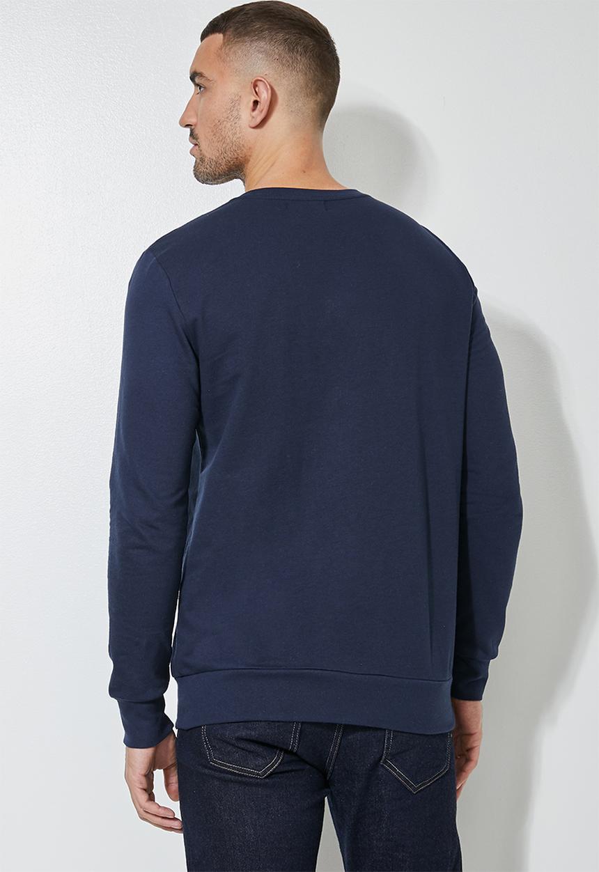 Superbalist - Brewer crew neck sweat - navy