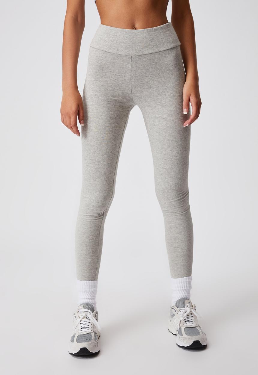Cotton On - High waisted legging - grey 