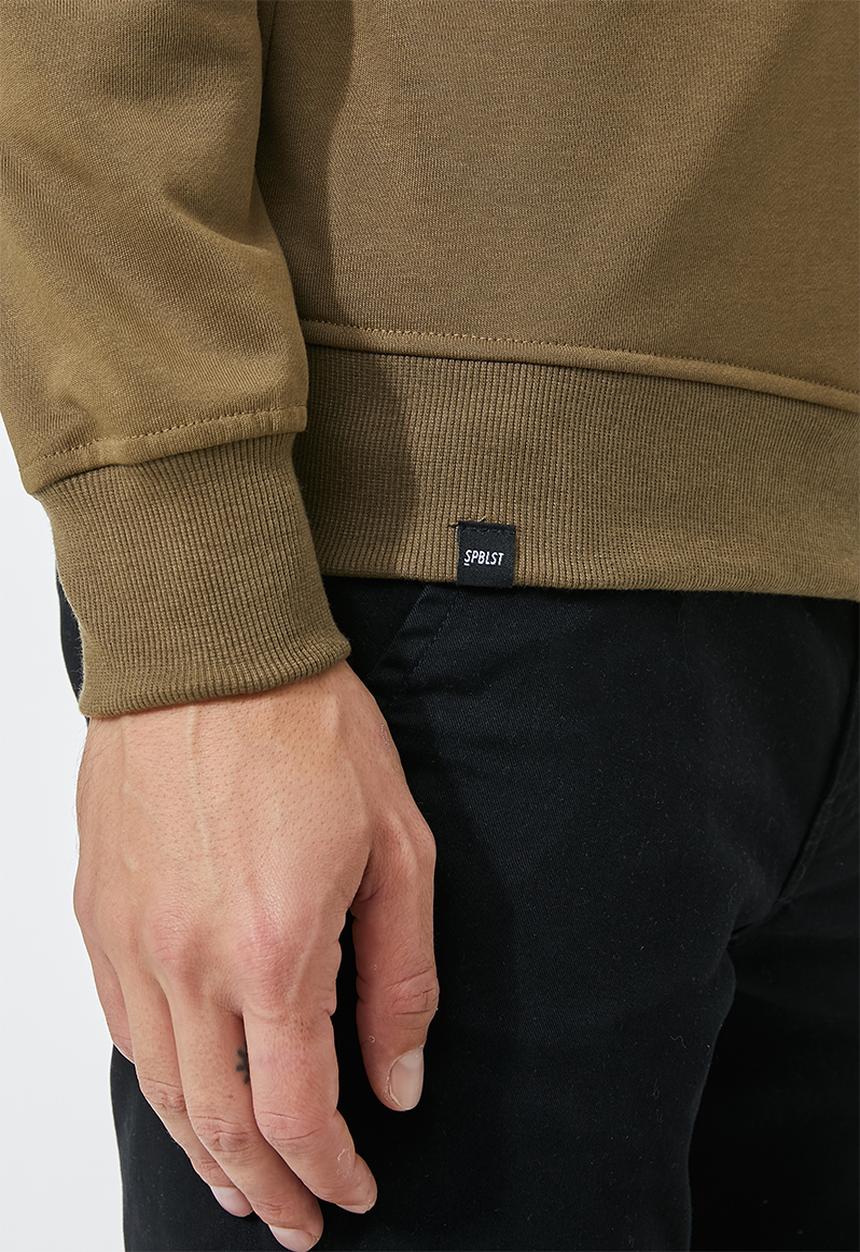 Superbalist - Brewer crew neck sweater - mocca