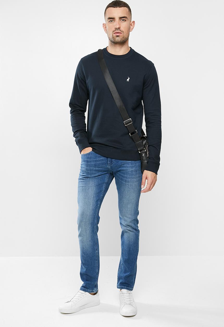 POLO - Aakil crew neck sweat - navy