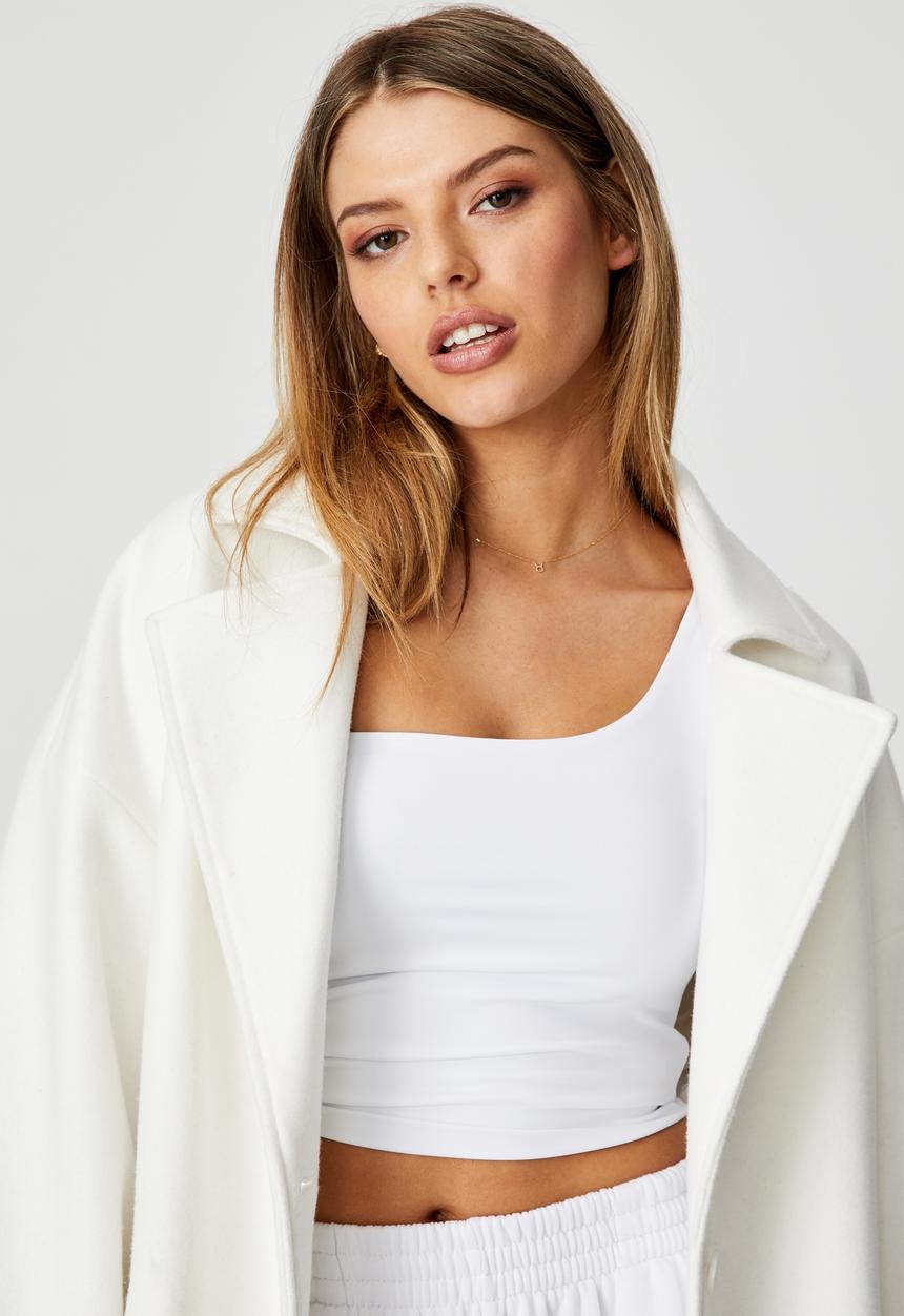 Factorie - Maxi coat - ivory